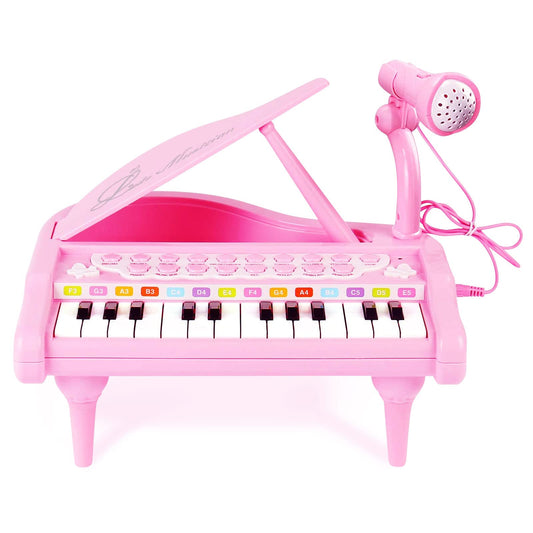 Conomus piano keyboard toy 24 keys for toddlers with bright colors.