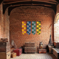 CON*QUEST Hufflepuff Quidditch banner for cozy study space