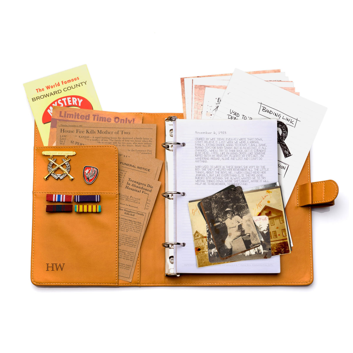 CON*QUEST John Winchester replica journal cover highlights premium craftsmanship for avid collectors.