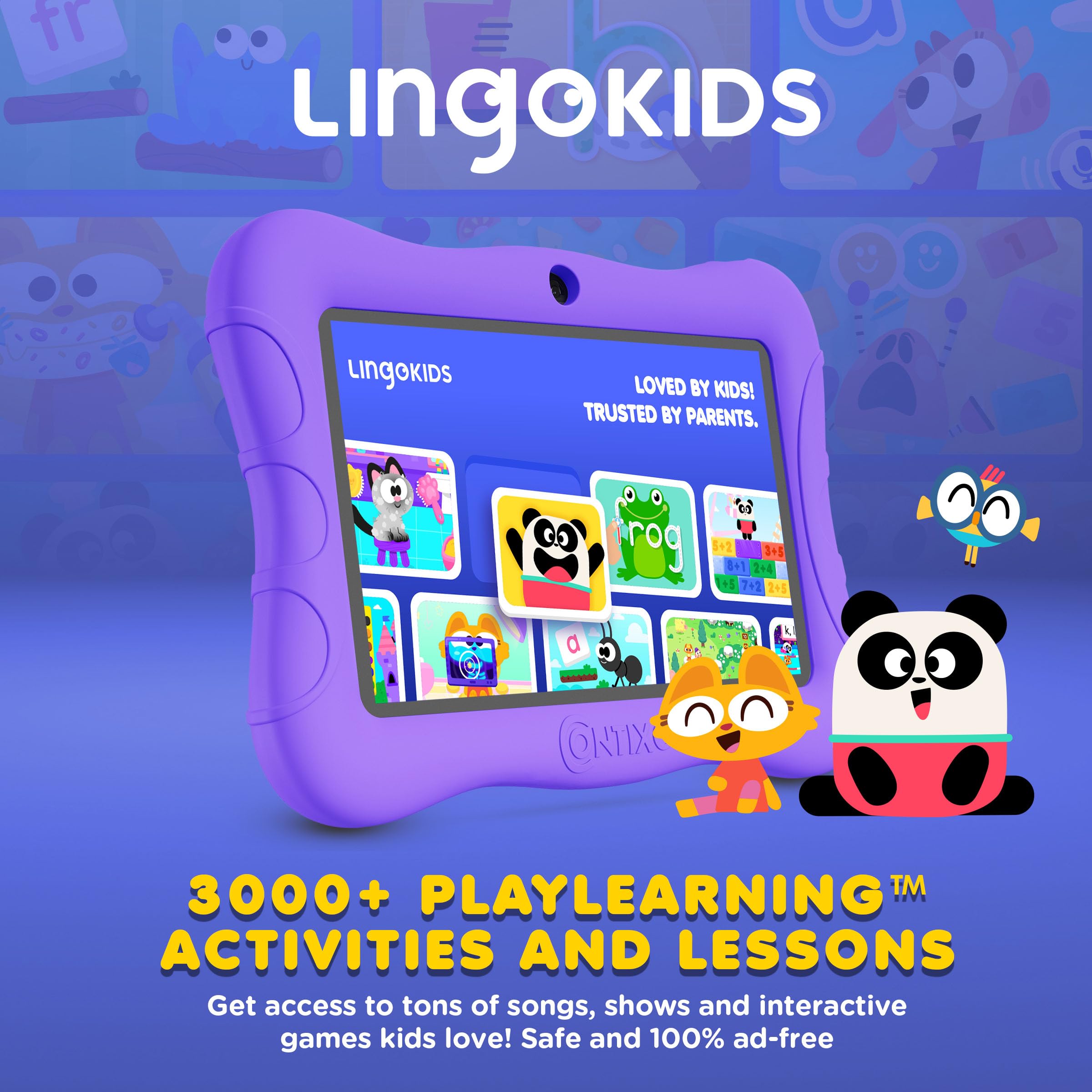 Contixo Disney storybooks on screen enabling imaginative reading