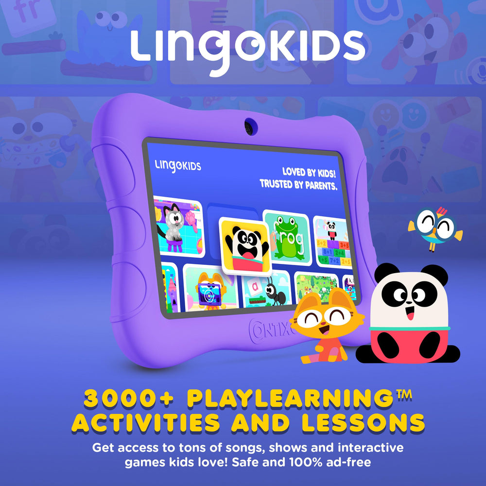 Contixo Disney storybooks on screen enabling imaginative reading