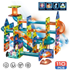 Children playing with Contixo blocks encouraging creative collaboration