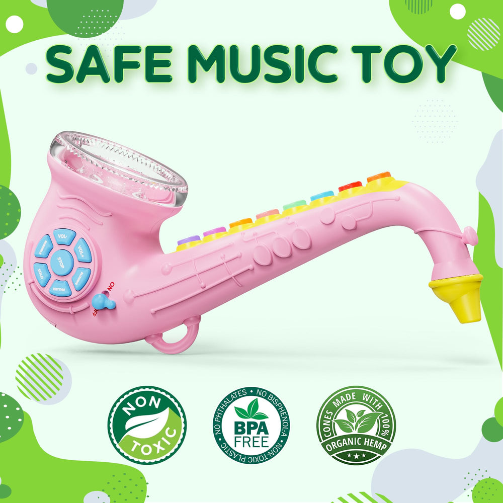 Contixo KT1 pink Saxaboom sparks kid-friendly musical exploration and joy