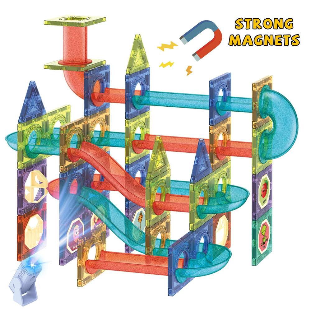 Contixo ramps-curves-tunnels pieces enabling smooth magnetic connections for endless designs