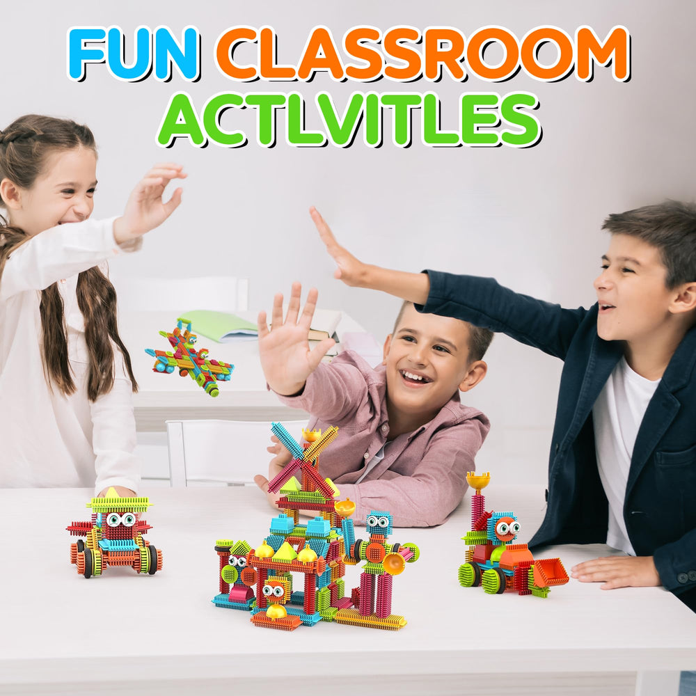 Contixo durable, toxin-free blocks withstand active play and classroom use.