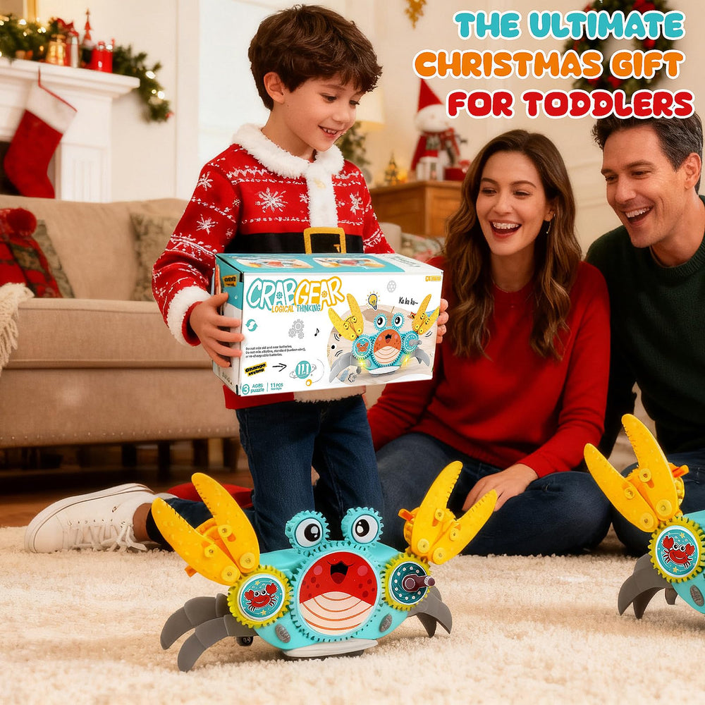 Control Future Crawling Crab made from durable non-toxic ABS plastic for tough play.