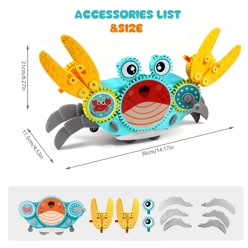 Control Future Crawling Crab educational gear set as a thoughtful early STEM gift.