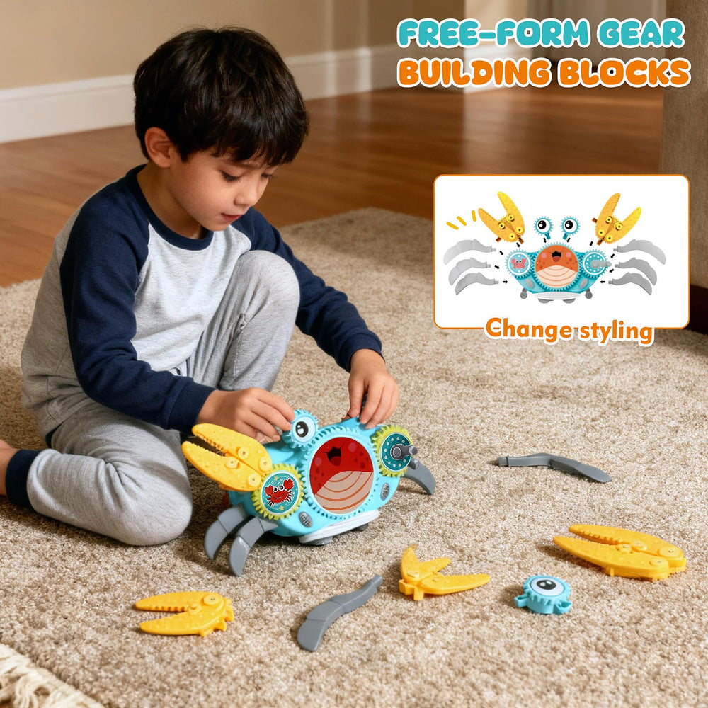 Control Future Crawling Crab with interlocking blocks for hands-on engineering play.
