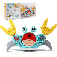 Control Future Crawling Crab moving with music and LED lights to encourage crawling and active play.