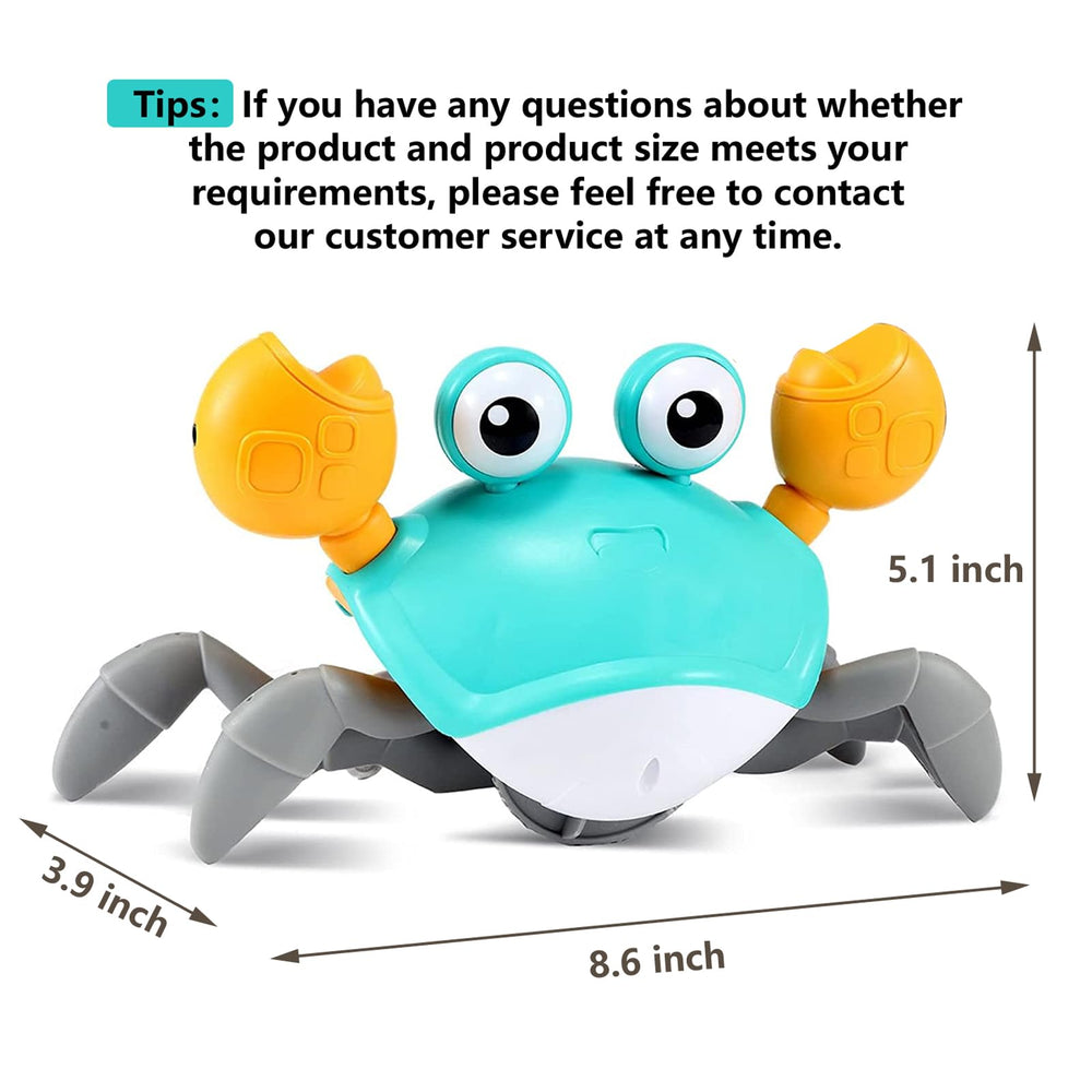Control Future Crawling Crab Toy delights siblings and pets during family play