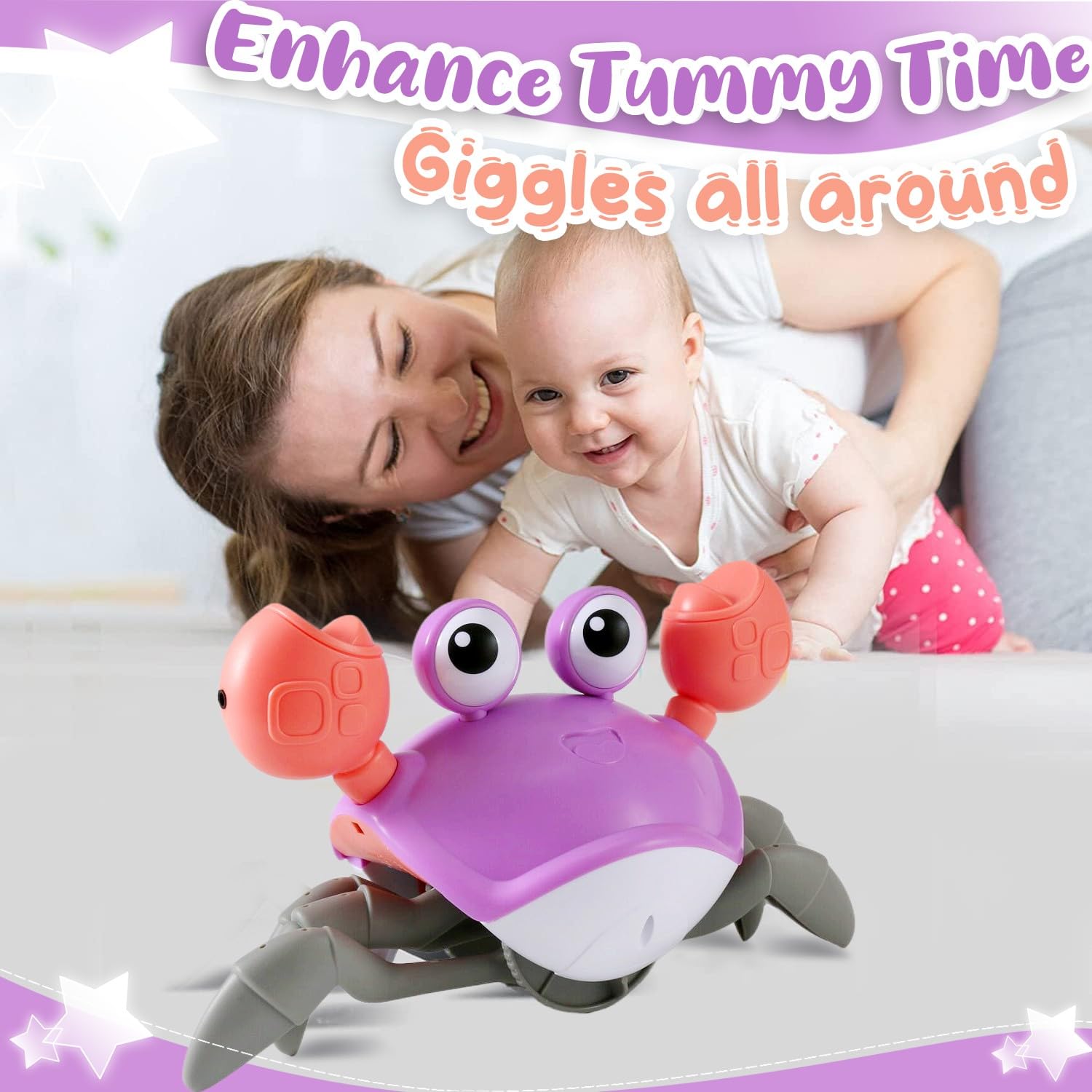Control Future Crawling Crab creates playful learning moments during toddler exploration.
