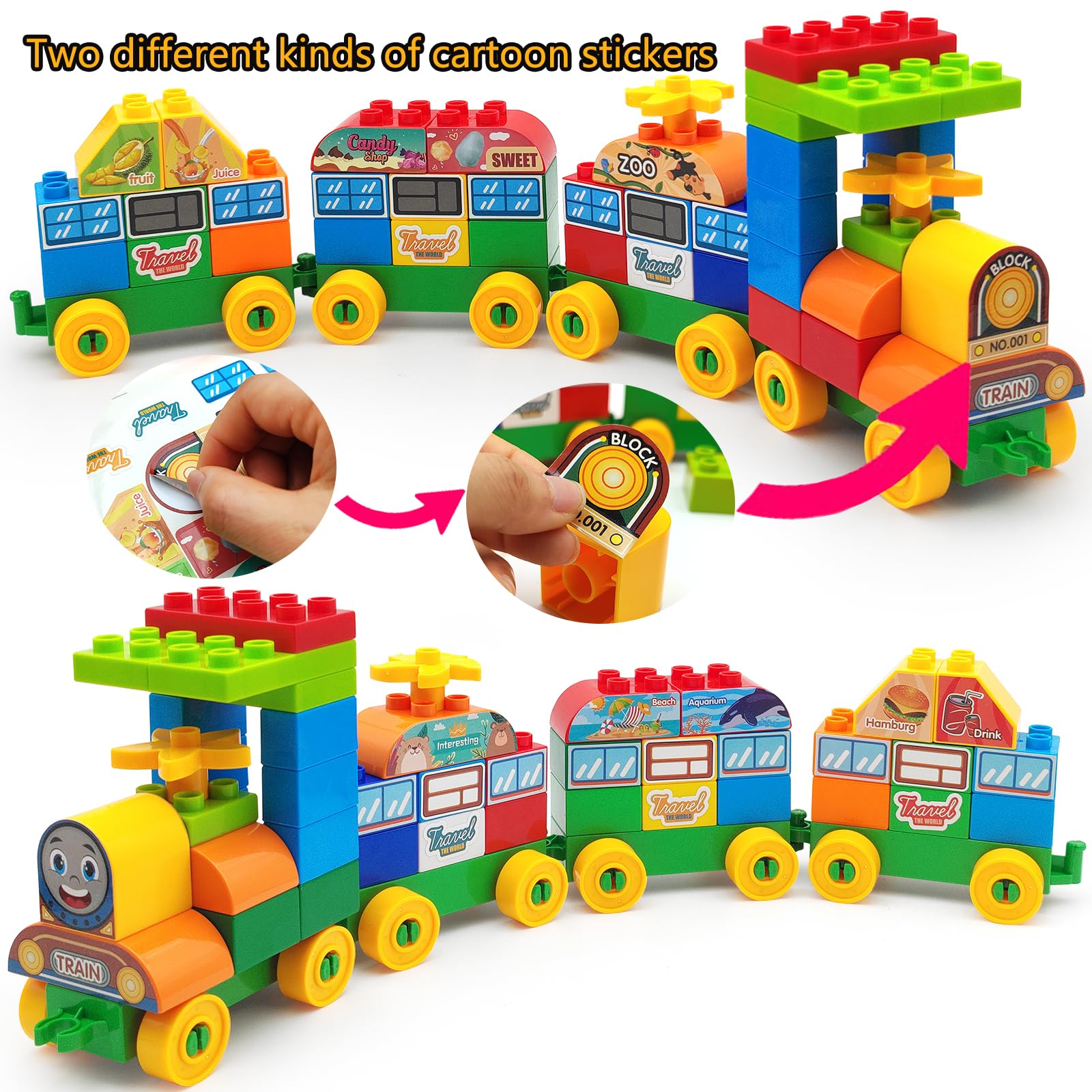 CONVENTEJOY animal and city builds encourage varied pretend play and storytelling.