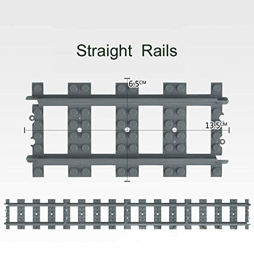 CONVENTEJOY straight tracks offer bright colors and smooth surface for easy play.