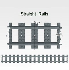 CONVENTEJOY straight tracks offer bright colors and smooth surface for easy play.