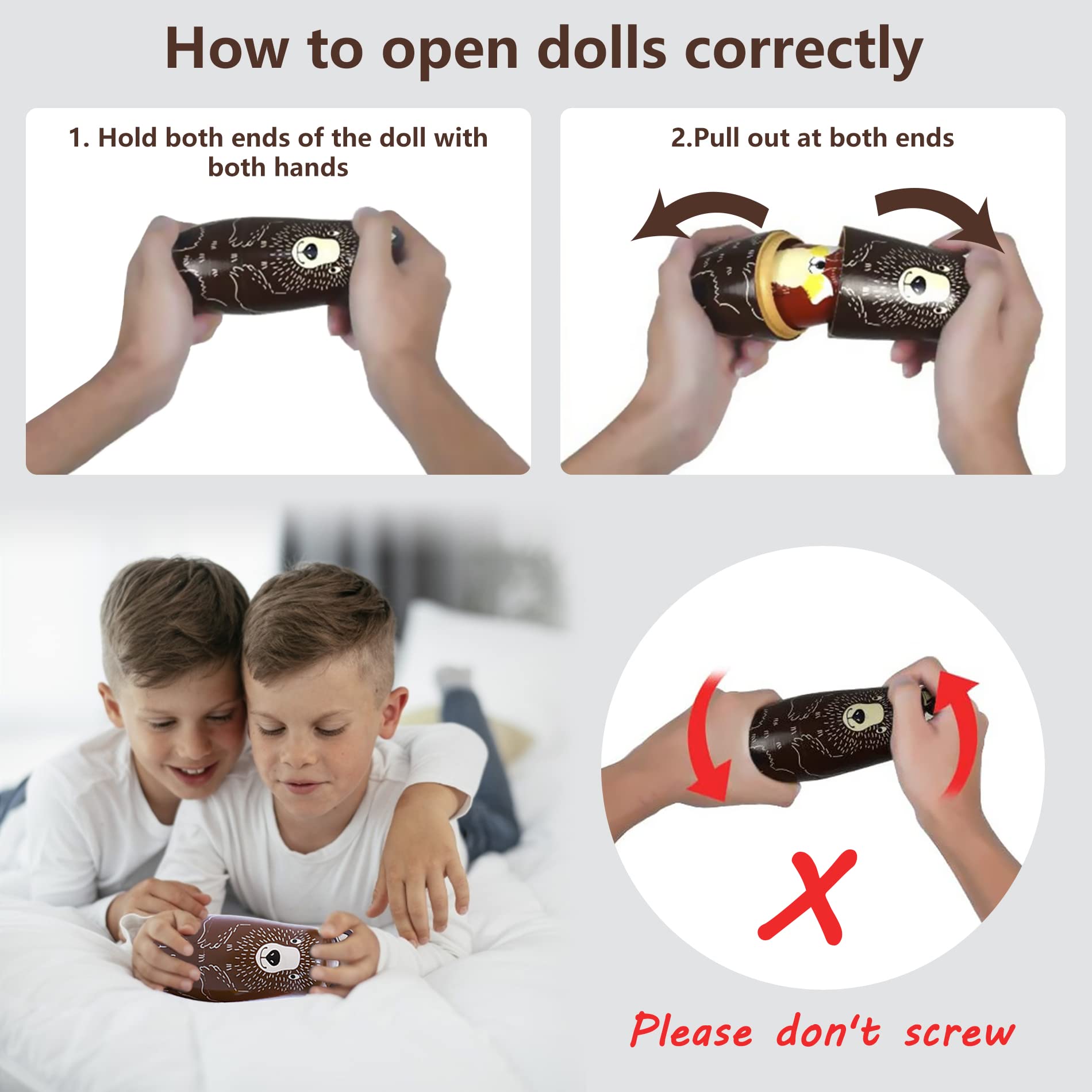Conzy easy-open-close nesting design for kid-friendly use