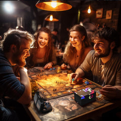 Gift-ready packaging makes a stylish present for dice lovers