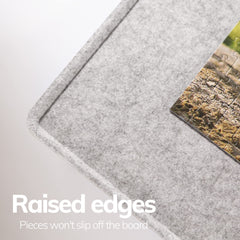 Coobe portable puzzle tray offers lightweight storage and transport.