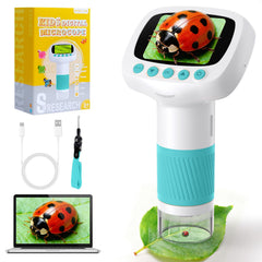 Coobest kids handheld compact microscope for portable on-the-go science exploration.