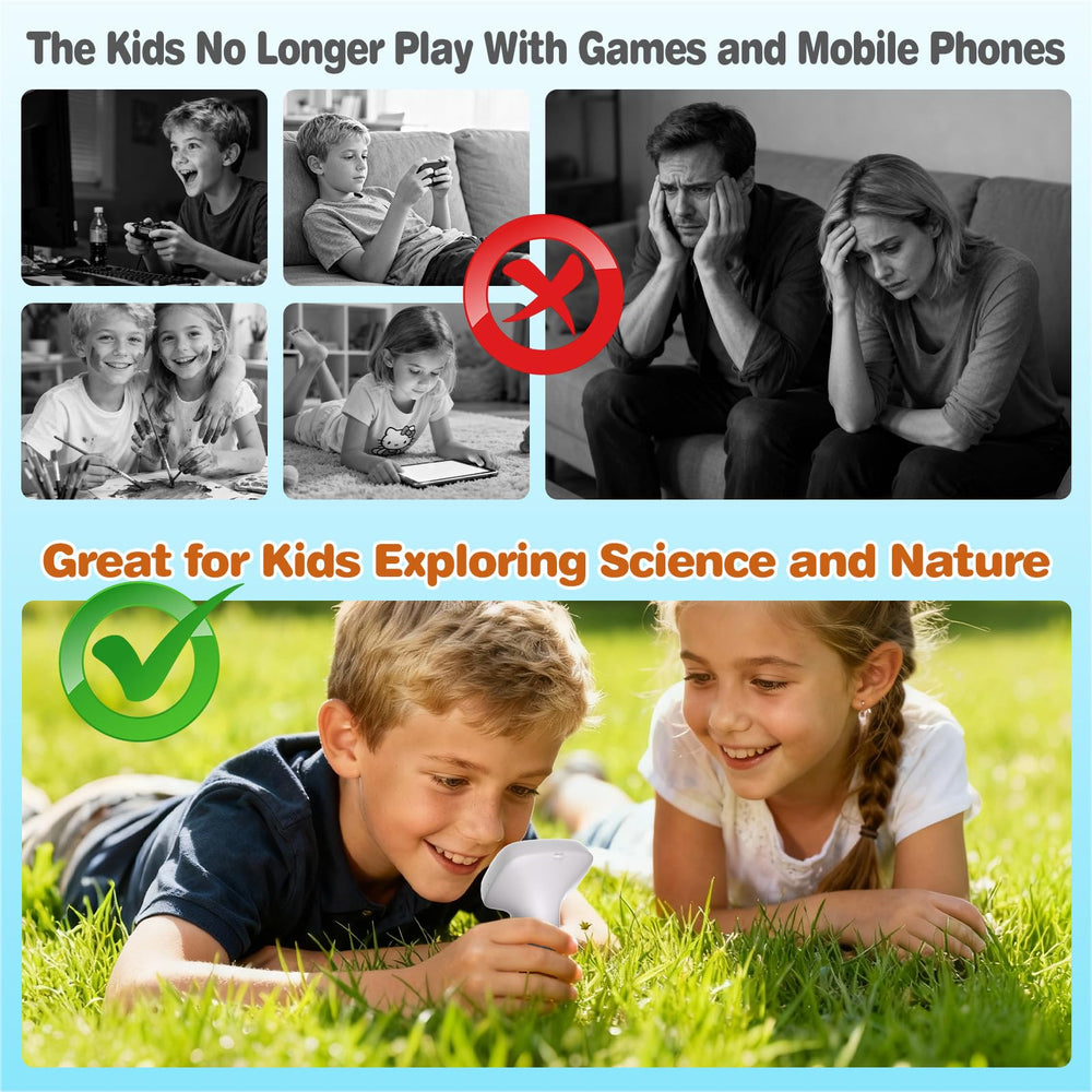Coobest Pocket Kids Microscope captures photos and videos