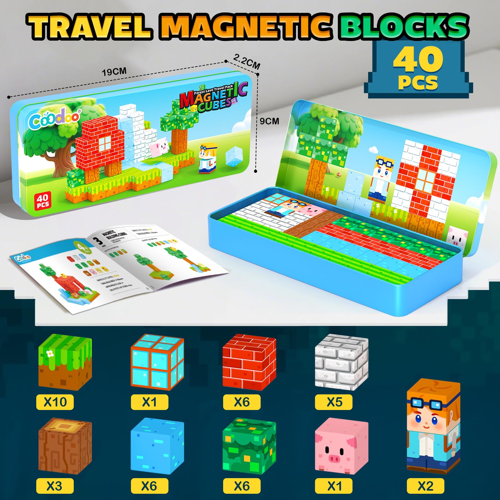 Coodoo STEM blocks promote hands-on learning through shapes and spatial exploration