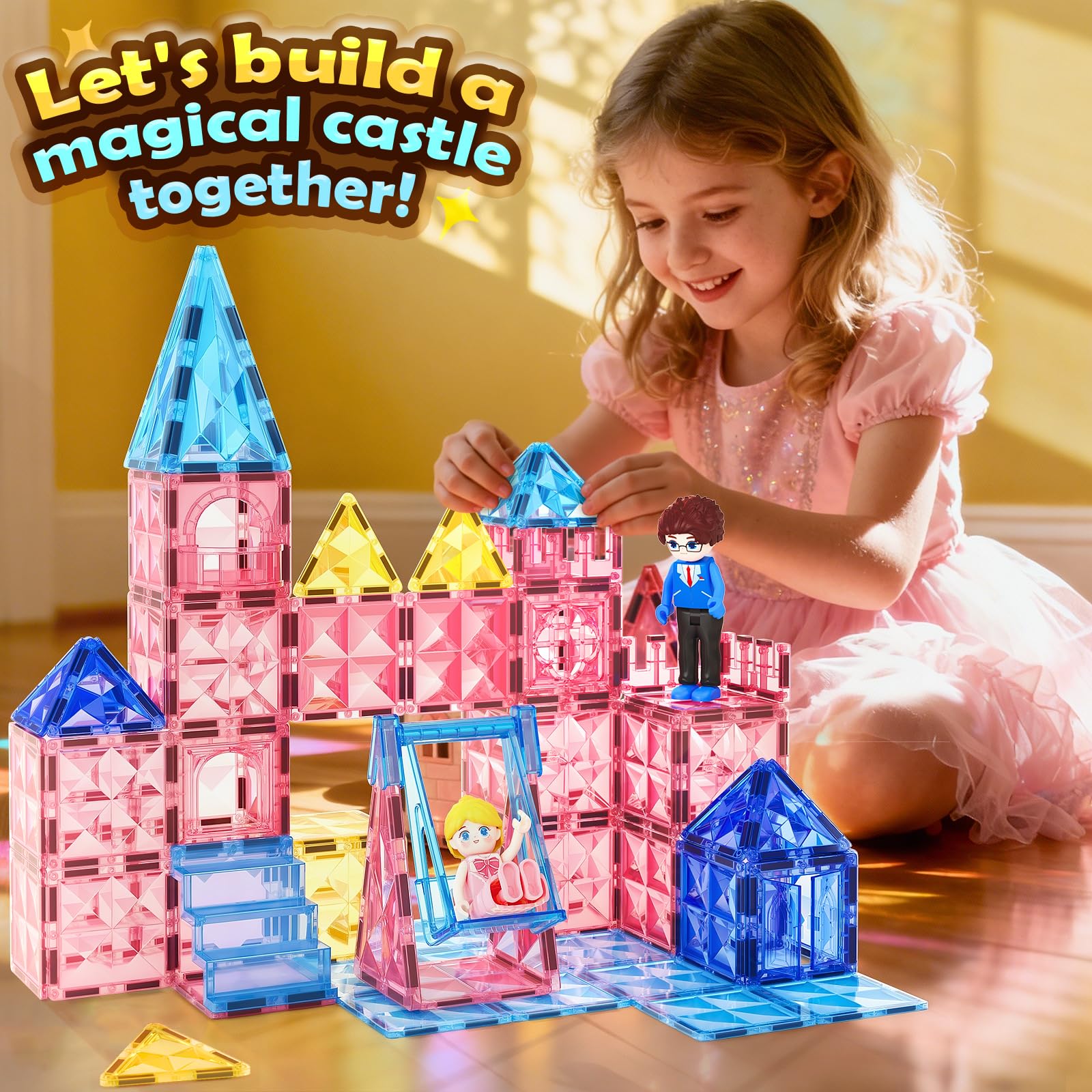 Coodoo Diamond magnetic tiles promote hands-on STEM exploration and problem-solving