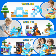 Coodoo Frozen Toys magnetic blocks castle kingdom for creative building and storytelling