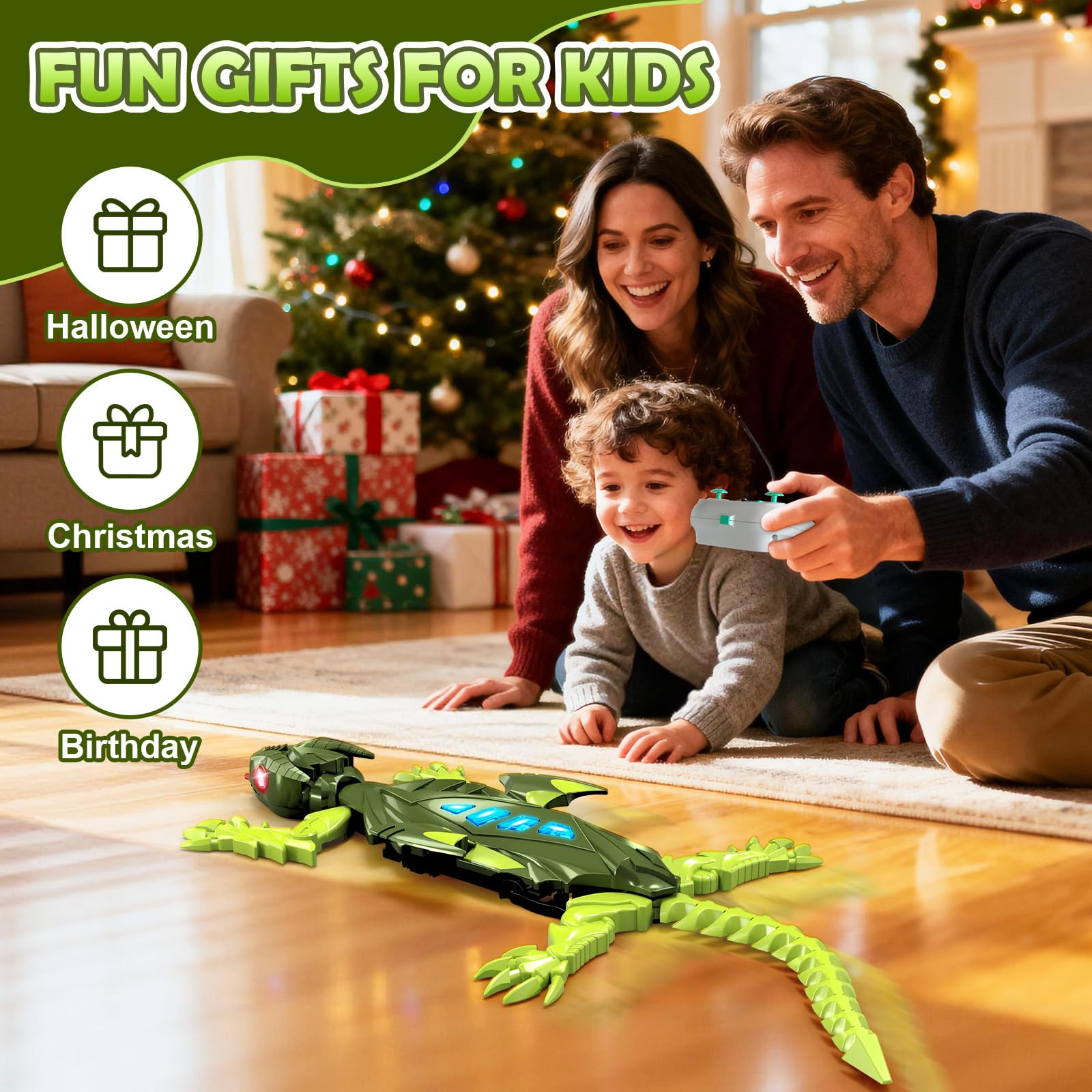 Coodoo kids gift-pack gecko toy ideal for birthdays and holidays