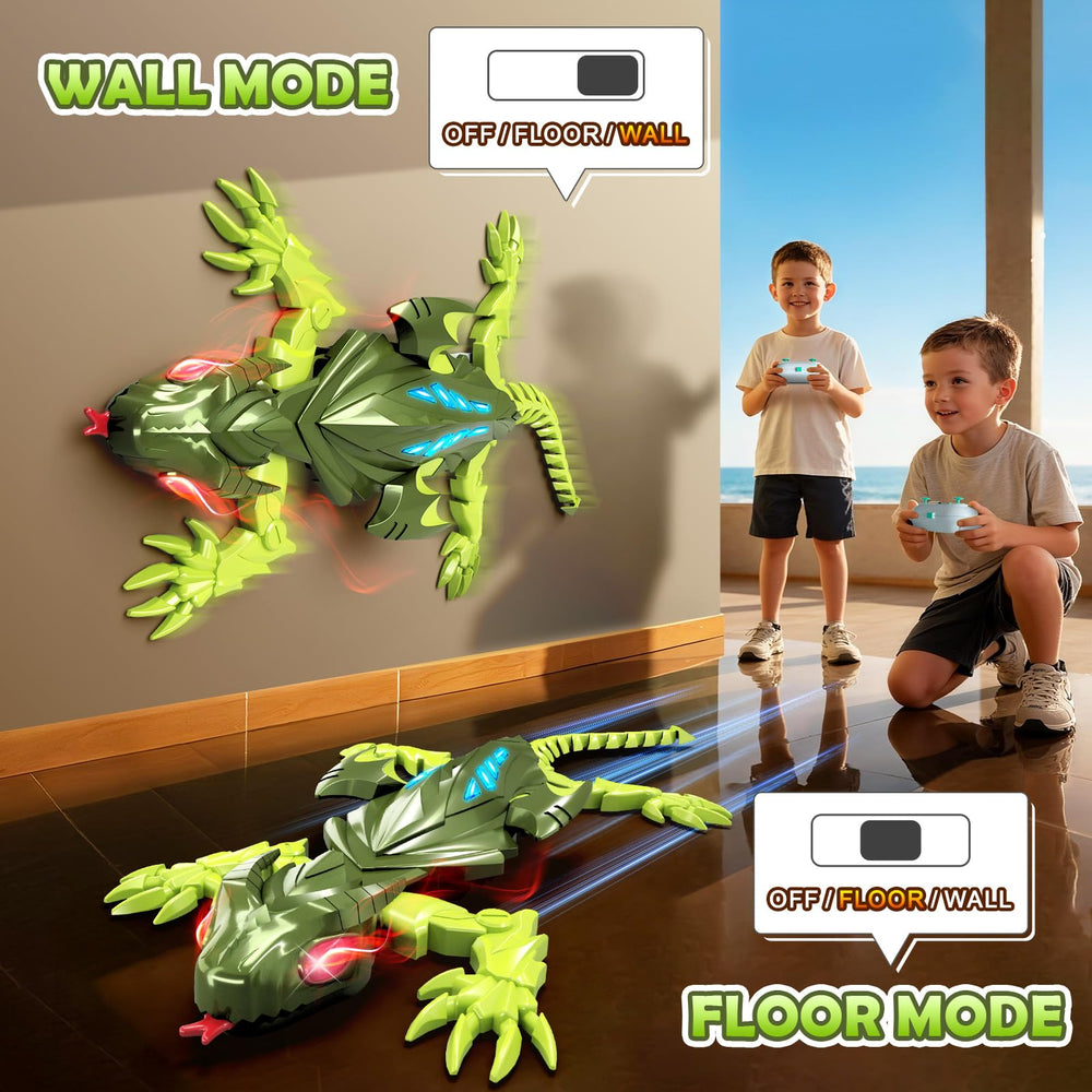 Coodoo gecko silicone tail and limbs enabling lifelike crawling motion