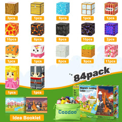 Eight-magnet cubes provide stronger stability in play.
