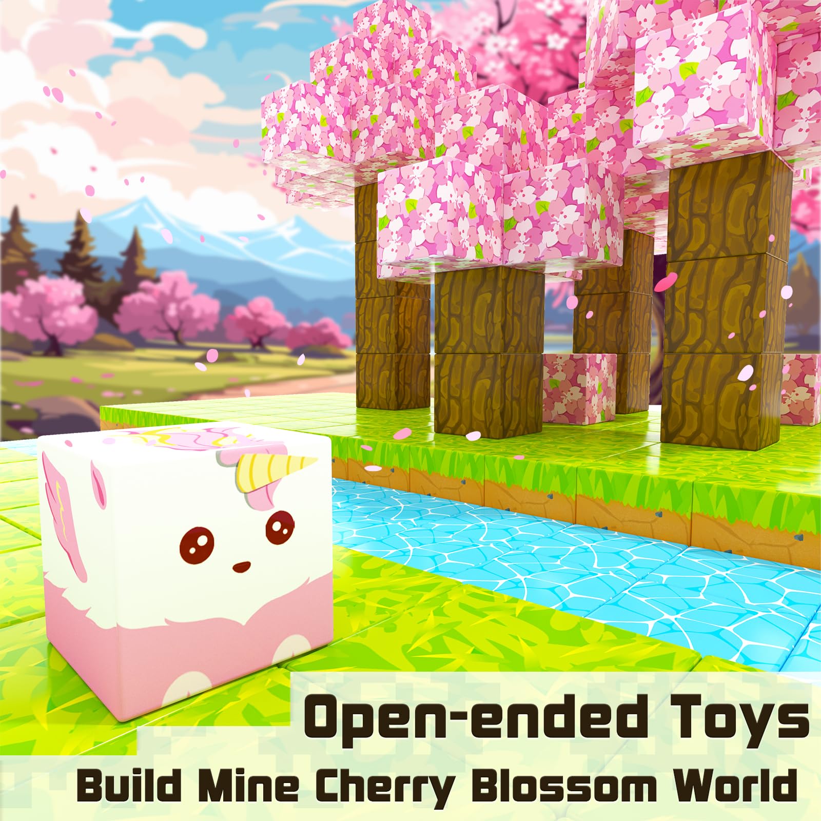 Coodoo blocks use eight magnets for added stability during builds
