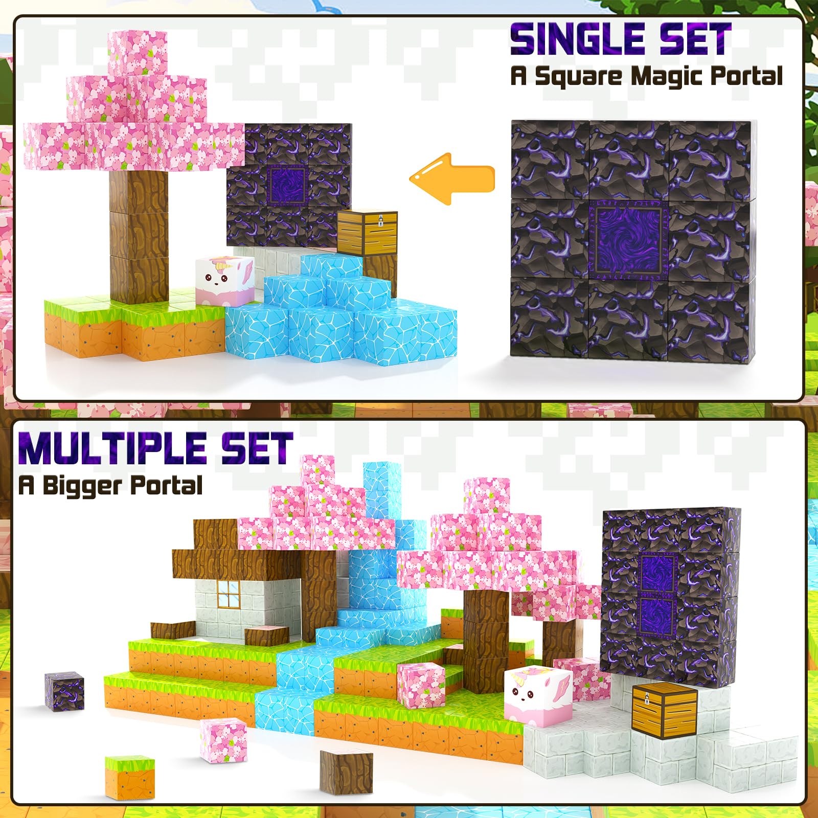 Coodoo magnetic trees add height and realism to play worlds