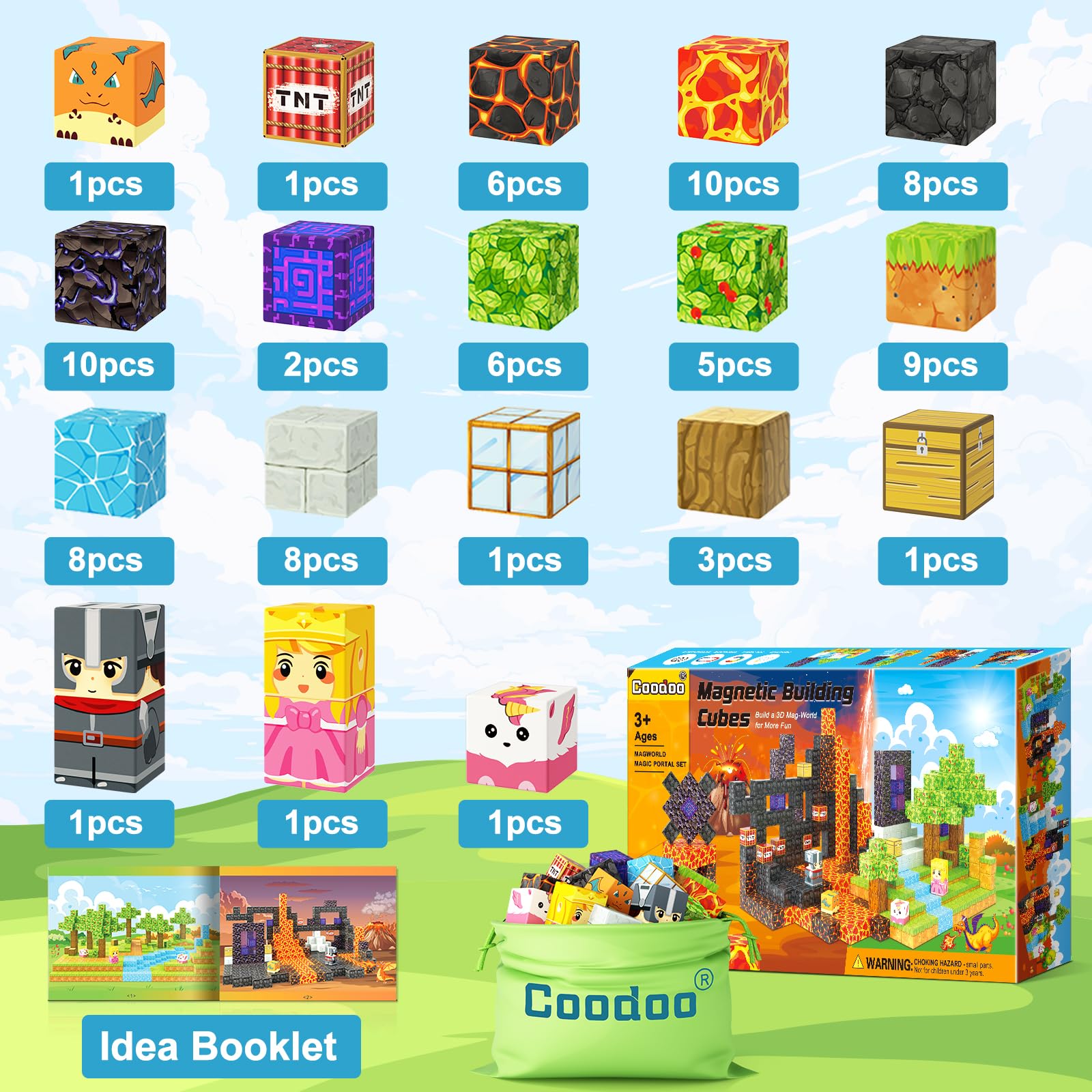 Coodoo gift-ready packaging for kids aged 3 and up