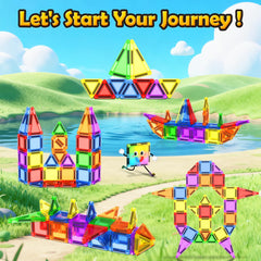 Coodoo Magnetic Tiles are compatible with popular tile sets for expanded adventures.