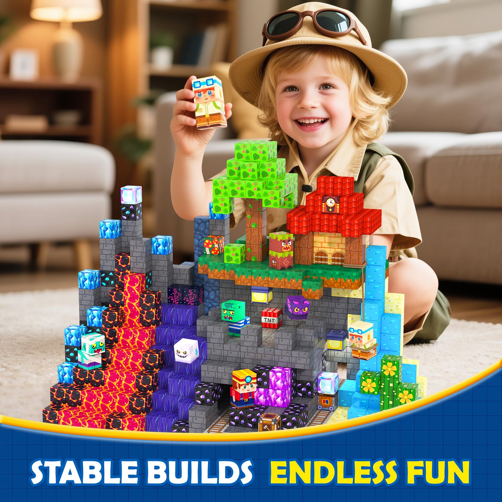 Coodoo miner figure enhances narrative play and goal-directed thinking.