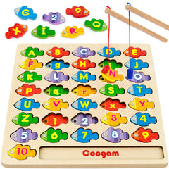 Coogam alphabet fishes for letter recognition.
