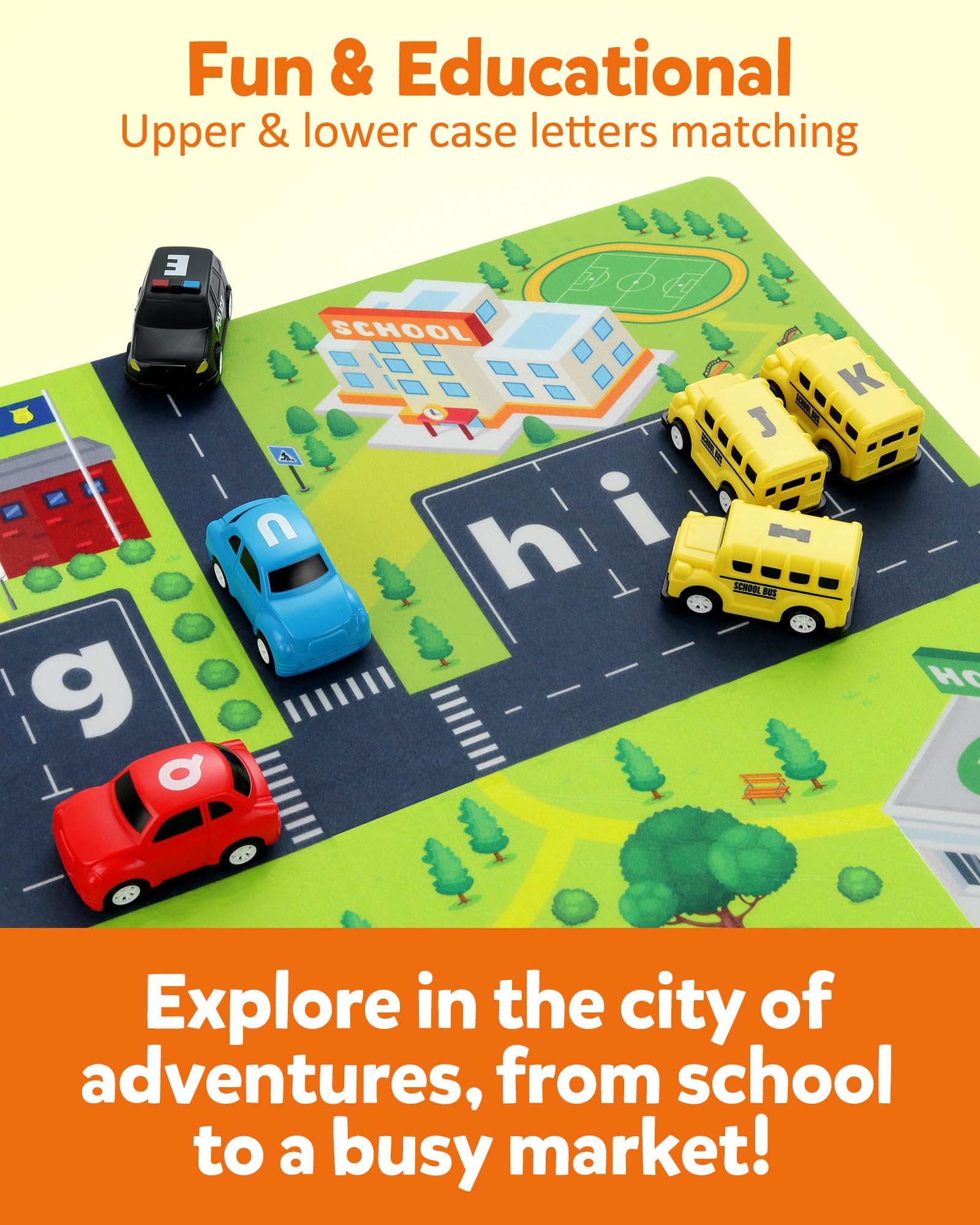 Coogam Alphabet Maze pull-back action demonstrating active learning