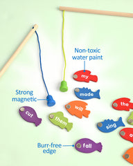 Coogam color-coded sight word fish red level aids pre-k practice.