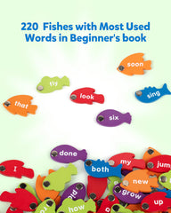 Coogam color-coded sight word fish yellow level boosts kindergarten vocabulary.