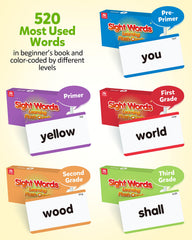 Coogam color coded sight words decks help track progress across grade levels