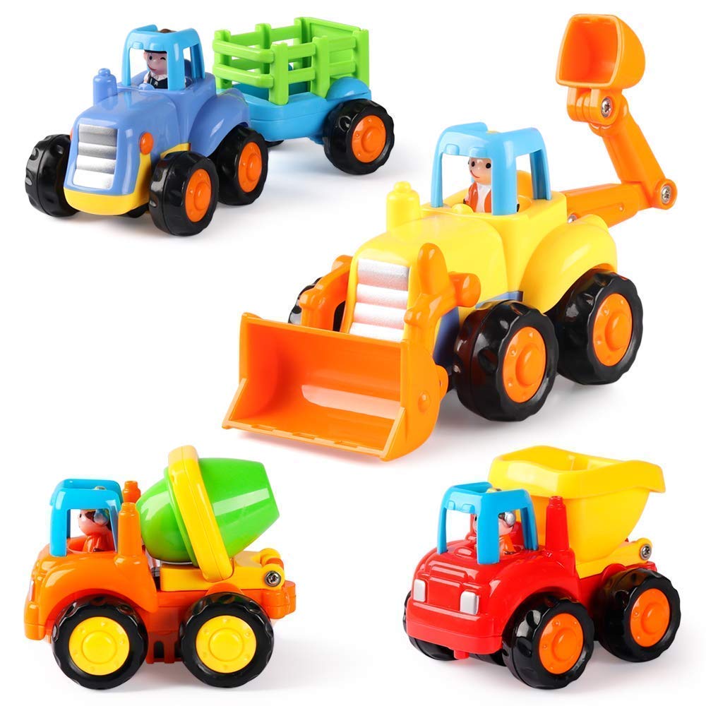 Coogam cement truck in action supports imaginative play and motor skill growth on any surface.