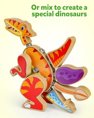 Coogam wooden legs and arms for sturdy dino builds.
