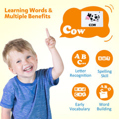Coogam double-sided sight words cards showing variety of prompts