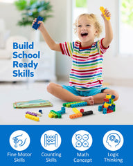 Coogam draw-string bag keeps manipulatives organized on the go.