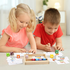 Coogam durable natural wood material for safe learning toys