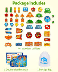 Coogam durable take-apart blocks designed for repeated play and STEM exploration.