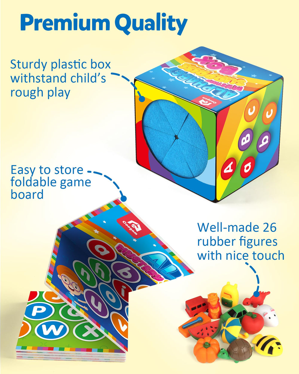 Coogam educational toy supports early literacy and fine motor skills