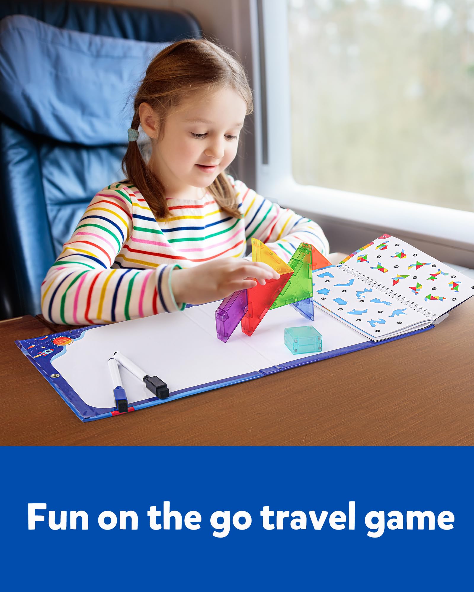 Coogam family tangram play strengthens bonding and problem solving