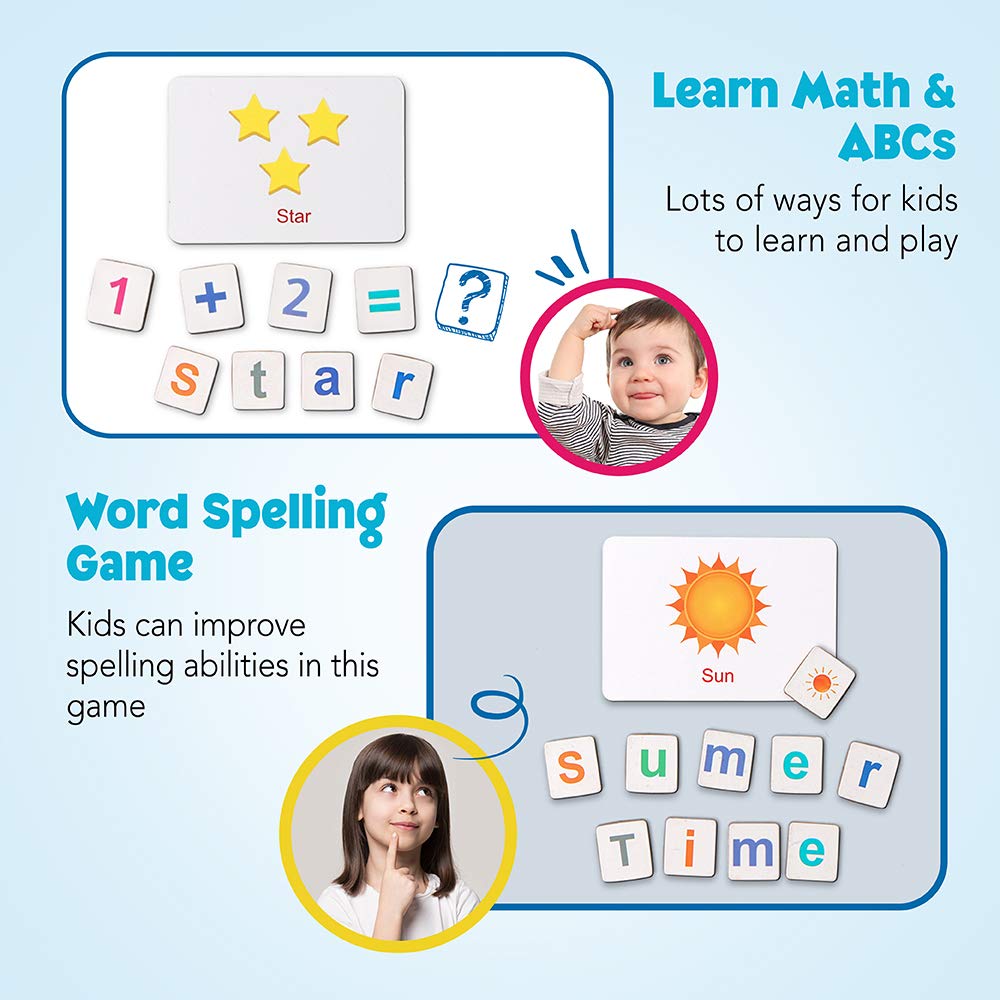 Coogam flash cards illustrations featuring animals, fruits, and vehicles for vocabulary play.