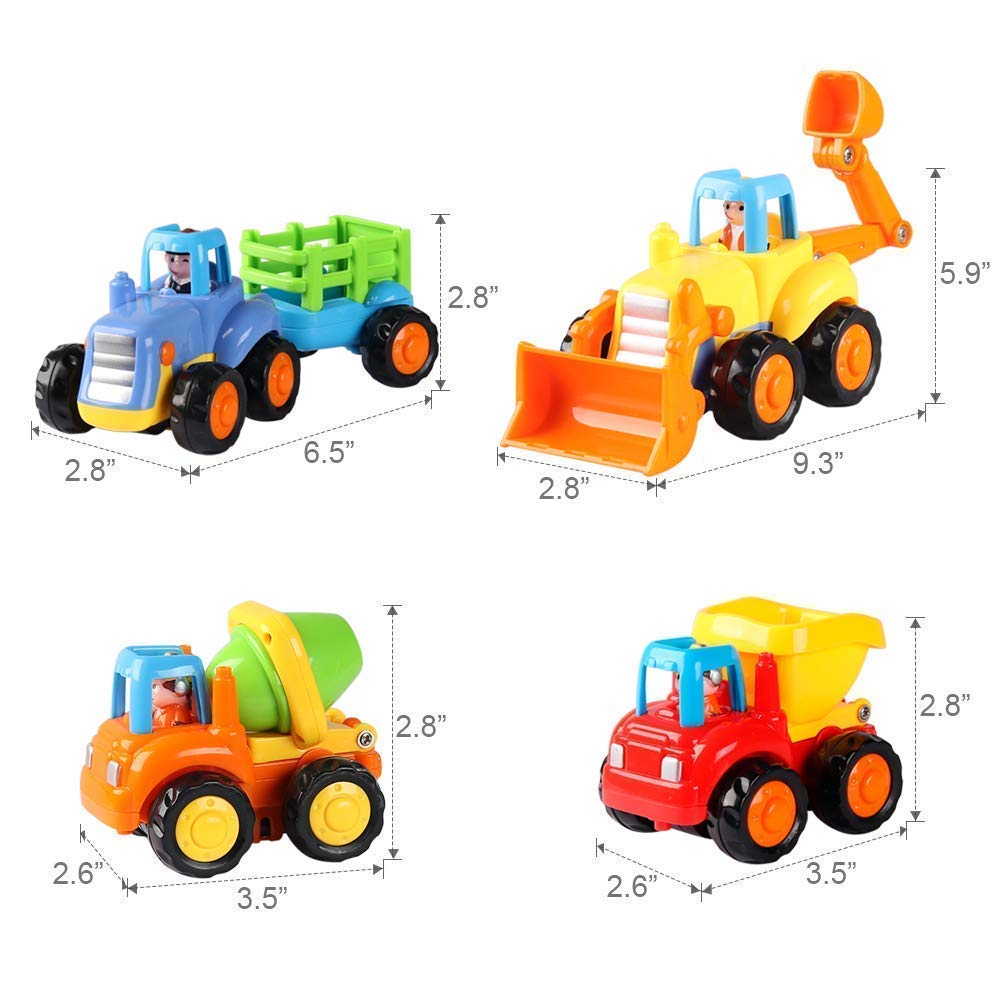 Coogam friction-powered toy mechanisms offer quiet, easy startup perfect for little hands.