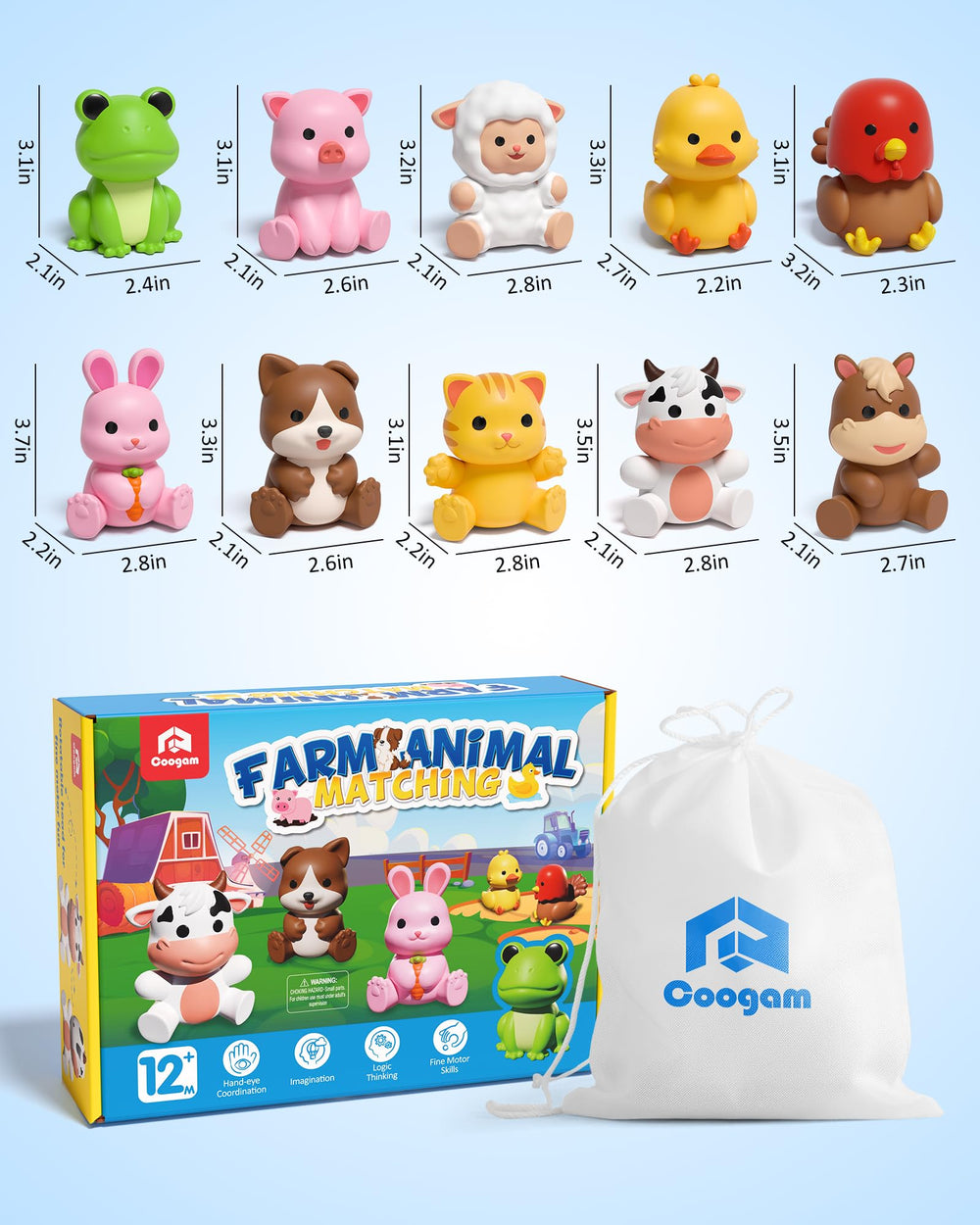 Coogam gift-ready children's toy for birthdays and baby showers.